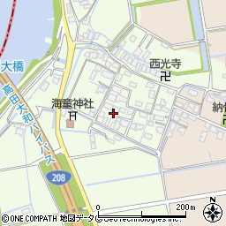 福岡県みやま市高田町徳島578周辺の地図