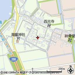 福岡県みやま市高田町徳島570周辺の地図