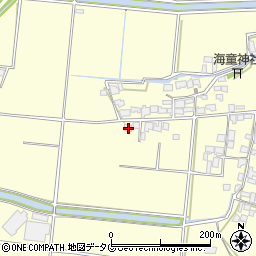 福岡県柳川市大和町中島2479周辺の地図