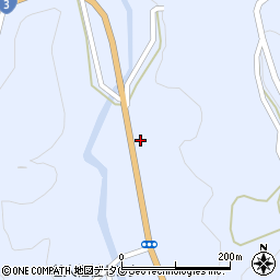 熊本県山鹿市鹿北町岩野143周辺の地図