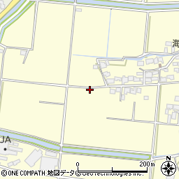 福岡県柳川市大和町中島2474周辺の地図