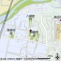 福岡県みやま市高田町今福39周辺の地図