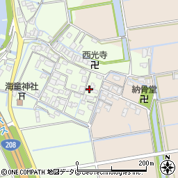 福岡県みやま市高田町徳島553周辺の地図
