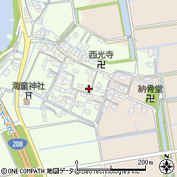 福岡県みやま市高田町徳島544周辺の地図