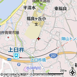 大分県臼杵市平清水382周辺の地図