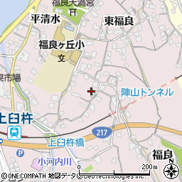 大分県臼杵市平清水386周辺の地図