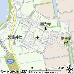 福岡県みやま市高田町徳島543周辺の地図