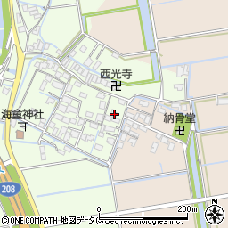 福岡県みやま市高田町徳島551周辺の地図
