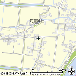 福岡県柳川市大和町中島2511周辺の地図