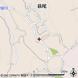 大分県大分市萩尾770周辺の地図