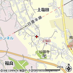 大分県臼杵市二王座488周辺の地図