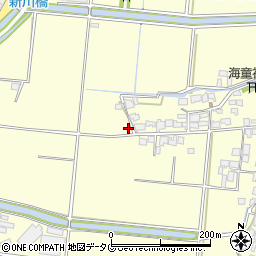 福岡県柳川市大和町中島2418周辺の地図