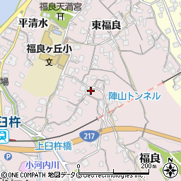 大分県臼杵市平清水284周辺の地図