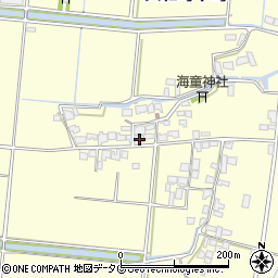 福岡県柳川市大和町中島2385周辺の地図
