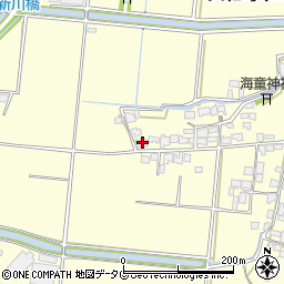 福岡県柳川市大和町中島2410周辺の地図