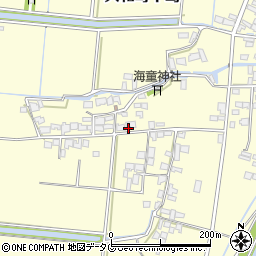福岡県柳川市大和町中島2376周辺の地図