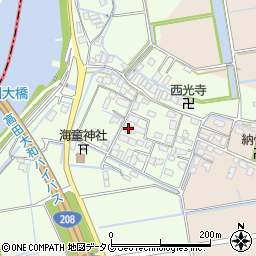 福岡県みやま市高田町徳島576周辺の地図