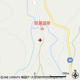 大分県玖珠郡九重町湯坪761周辺の地図