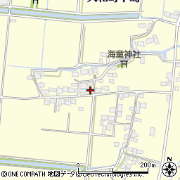 福岡県柳川市大和町中島2384周辺の地図