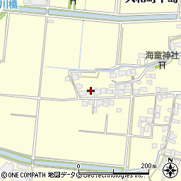 福岡県柳川市大和町中島2409周辺の地図