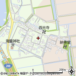 福岡県みやま市高田町徳島545周辺の地図