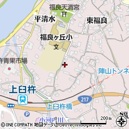 大分県臼杵市平清水388周辺の地図