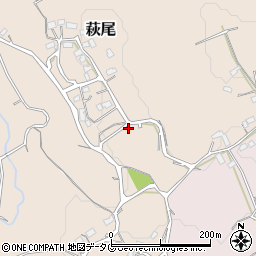 大分県大分市萩尾786周辺の地図