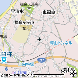 大分県臼杵市平清水394周辺の地図