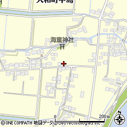 福岡県柳川市大和町中島2348周辺の地図