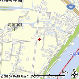 福岡県柳川市大和町中島2246周辺の地図