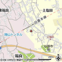 大分県臼杵市二王座686周辺の地図