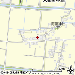 福岡県柳川市大和町中島2398周辺の地図