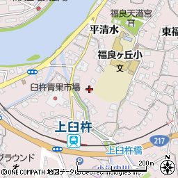 大分県臼杵市平清水317周辺の地図