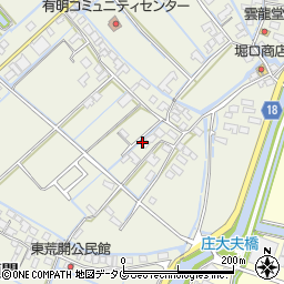 福岡県柳川市大和町皿垣開948周辺の地図