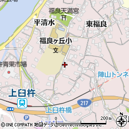 大分県臼杵市平清水379周辺の地図