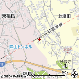 大分県臼杵市二王座544周辺の地図
