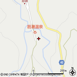 大分県玖珠郡九重町湯坪633周辺の地図