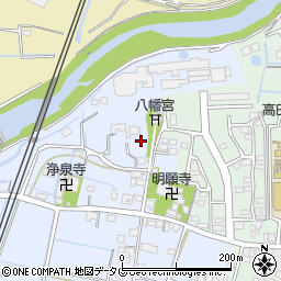 福岡県みやま市高田町今福17周辺の地図