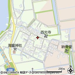 福岡県みやま市高田町徳島539周辺の地図
