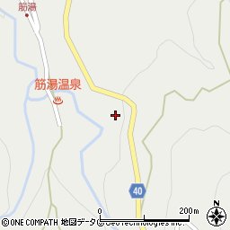 大分県玖珠郡九重町湯坪564周辺の地図