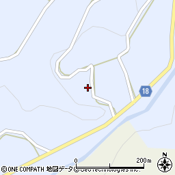 熊本県山鹿市鹿北町岩野743周辺の地図