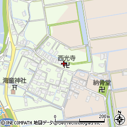 福岡県みやま市高田町徳島528周辺の地図