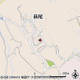 大分県大分市萩尾780周辺の地図