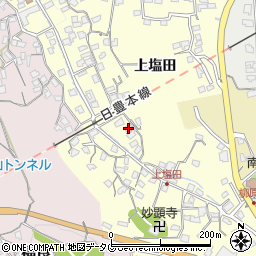大分県臼杵市二王座445周辺の地図