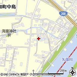 福岡県柳川市大和町中島2235周辺の地図