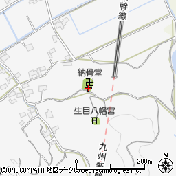 福岡県みやま市高田町田尻1284周辺の地図