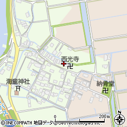 福岡県みやま市高田町徳島529周辺の地図