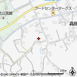 福岡県みやま市高田町田尻426周辺の地図