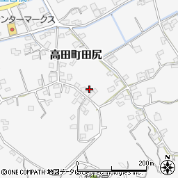福岡県みやま市高田町田尻937周辺の地図