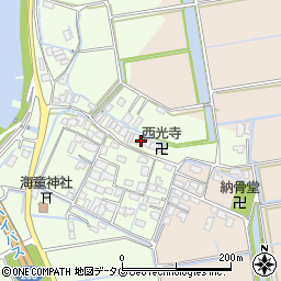福岡県みやま市高田町徳島530周辺の地図